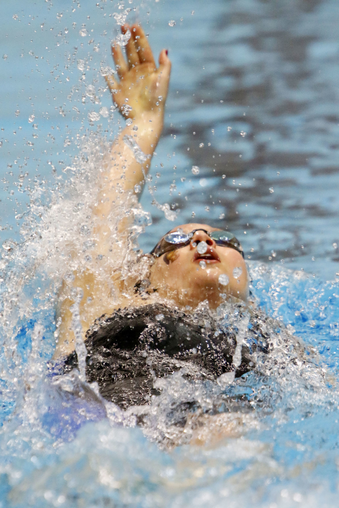 Girls state swimming finals in Indianapolis